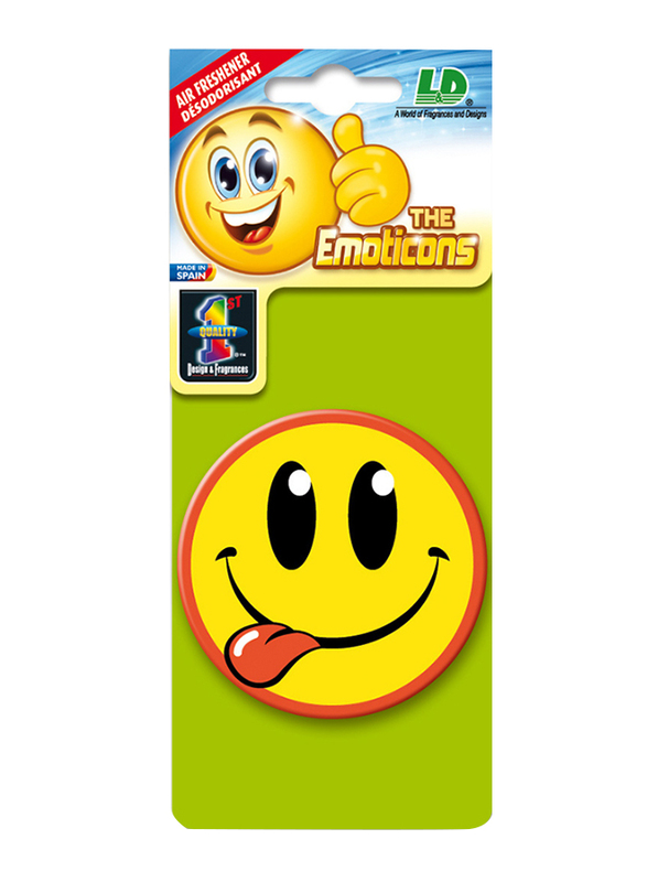 L&D The Emoticons Air Freshener, Green