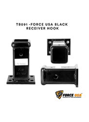 Force USA Car Tow Receiver Hook, TB091, Black