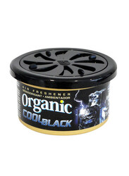 L&D Organic Can Car Air Freshener, Cool Black