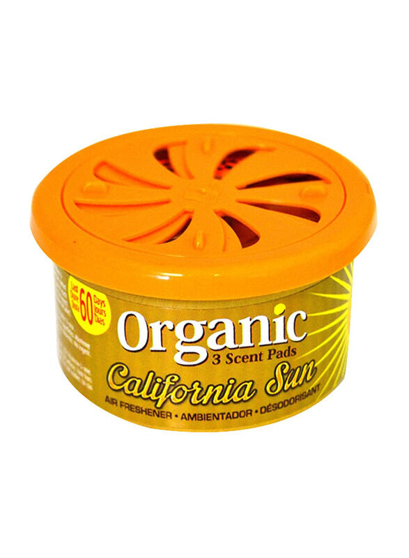 

L&D Organic Can Car Air Freshener, California Sun