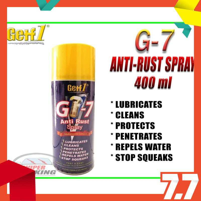 Getf1 400ml GT7 Anti Rust Spray