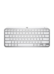 Logitech MX Keys Mini Minimalist Wireless Illuminated Keyboard, Compact, Bluetooth, Backlit, USB-C, Compatible with Apple macOS, iOS, Windows, Linux, Android, Metal Build, English  Keyboard -Grey