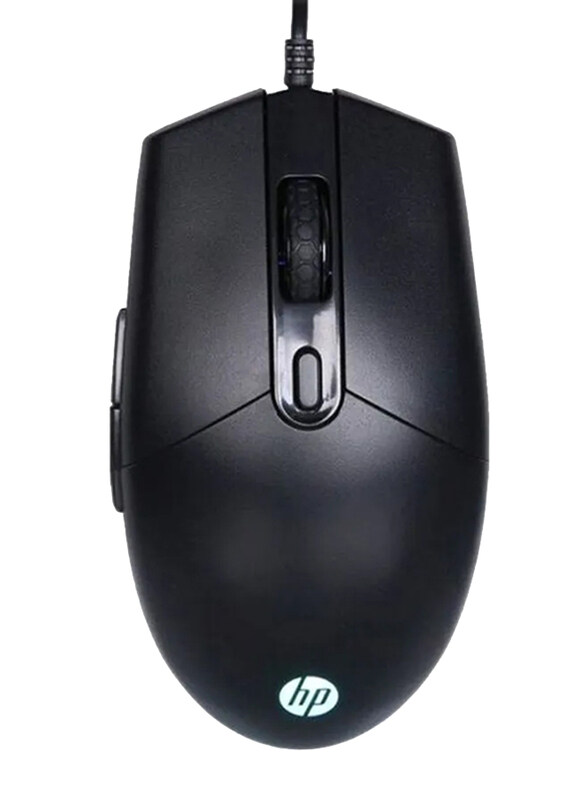 

HP M260 RGB Backlighting USB Wired Gaming Mouse, Customizable 6400 DPI, Ergonomic Design, Non-Slip Roller, Lightweighted (7ZZ81AA),Black