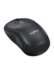 Logitech M220 Silent Wireless Optical Mouse, Charcoal Black