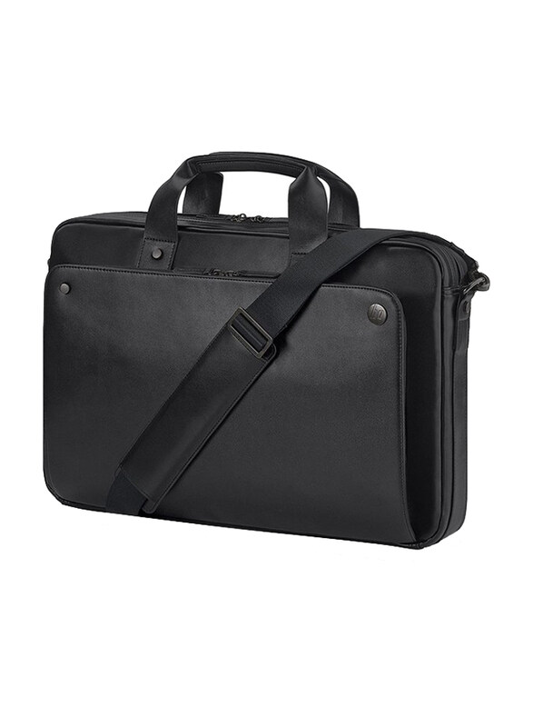 

HP 14.1-Inch Top Load Carrying Briefcase Laptop Bag, 1WM82AA, Black