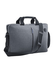HP Value 15.6-inch Top Load Shoulder Traditional Laptop Bag, K0B38AA, Grey