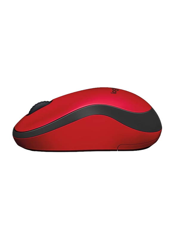 Logitech M220 Silent Wireless Optical Mobile Mouse, Red