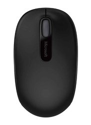 Microsoft 1850 Wireless Mobile Mouse, LED Optical Tracking, 1000DPI, Ambidextrous Design, Black