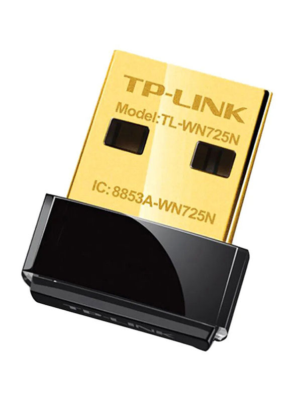 TP-Link USB Wifi Adapter for PC N150 Wireless Network Desktop - Nano Size Dongle Compatible with Windows 10/7/8/8.1/XP/ Mac OS 10.9-10.15 Linux Kernel 2.6.18-4.4.3 (TL-WN725N)