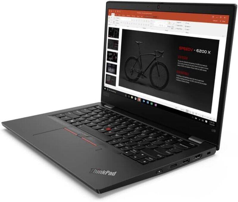 Lenovo ThinkPad L13 Gen2 Laptop With 13.3-Inch Display, Core-i3-1115G4 Processor/8GB RAM/128GB SSD/Intel Iris Xe Graphics/Windows 10 Professional English Black