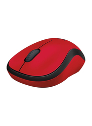 Logitech M220 Silent Wireless Optical Mobile Mouse, Red