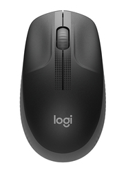 Logitech Wireless Mouse M190,Full Size Ambidextrous Curve Design,18-Month Battery with Power Saving Mode, USB Receiver,Precise Cursor Control and Scrolling,Wide Scroll Wheel,Scooped Buttons-Black