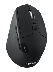 Logitech M720 Triathlon Multi-Device Wireless Mouse, Bluetooth, USB Unifying Receiver, 1000 DPI, 6 Programmable Buttons, Black