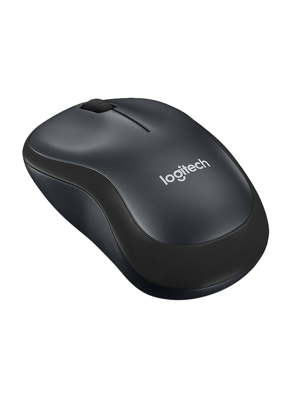 Logitech M220 Silent Mobile Wireless Optical Mouse, Charcoal Black