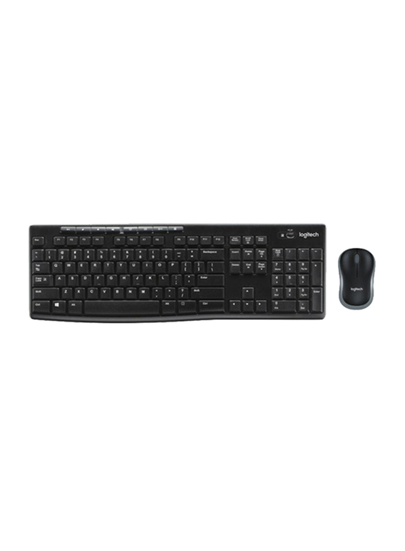Logitech MK270 Wireless English Keyboard and Mouse Combo, 920004519, Black