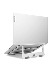 Lenovo Portable Aluminium Laptop Stand for Up To 15" Laptops, GXF0X02618, Silver