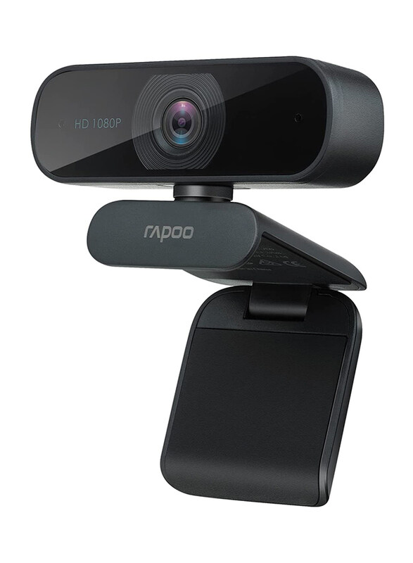 

Rapoo C260 USB Full HD 1080p Webcam, 19843, Black