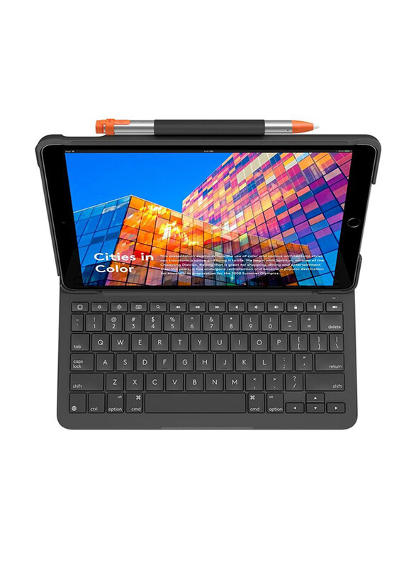 

Logitech iPad Air 3rd generation Keyboard Case Slim Folio with integrated wireless keyboard-Graphite-920-009650