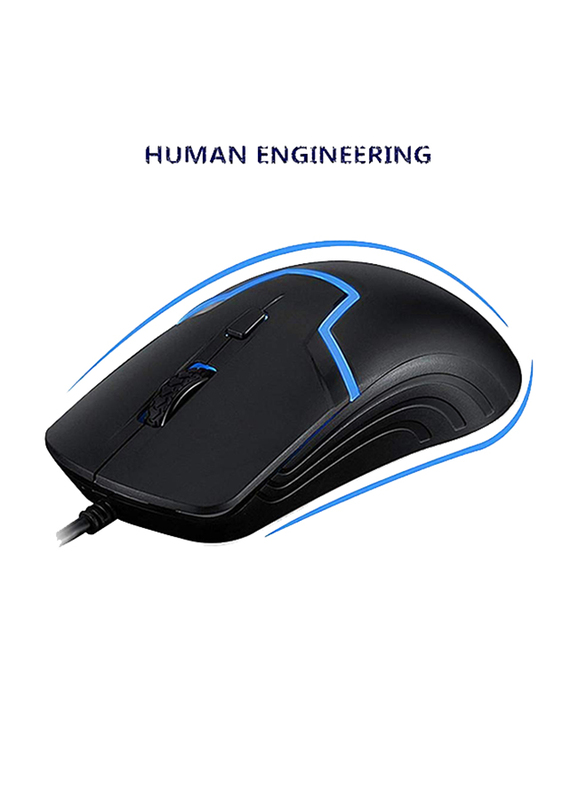 HP M100 Wired Optical Gaming Mouse, Black