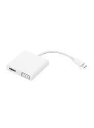 Lenovo Usb-C 3-in-1 Travel Hub, 4k Hdmi, Vga, Usb 3.0, Gx90t33021, White