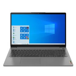 Lenovo Ideapad 3 Laptop With 15.6-Inch FHD Display, Core i3-1135G7 Processer/4GB RAM/256GB SSD/Windows 11/Intel iris XE Graphics/IEnglish-Arabic.Arctic Grey