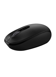 Microsoft 1850 Wireless Mobile Mouse, LED Optical Tracking, 1000DPI, Ambidextrous Design, Black