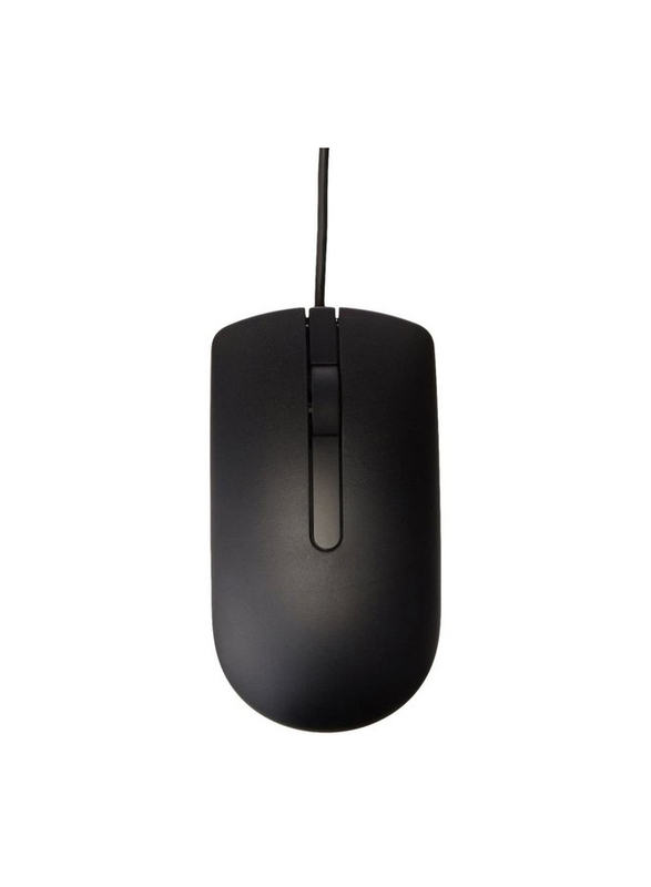 Dell MS116 - Mouse - Optical - 2 Buttons - Wired - USB - Black - Retail - for Inspiron 17R 57XX, 17R 7720, Latitude D630, Optiplex 50XX, 5250, 90XX, XPS One 27XX