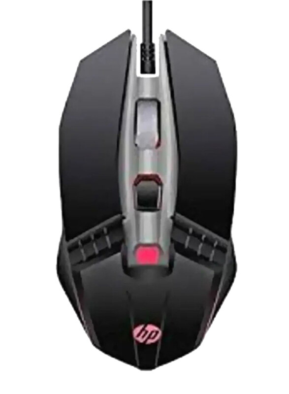 

HP M270 Backlit USB Wired Gaming Mouse with 6 Buttons, 4-Speed Customizable 2400 DPI, Ergonomic Design, Breathing LED Lighting, Metal Scroll Wheel, Li