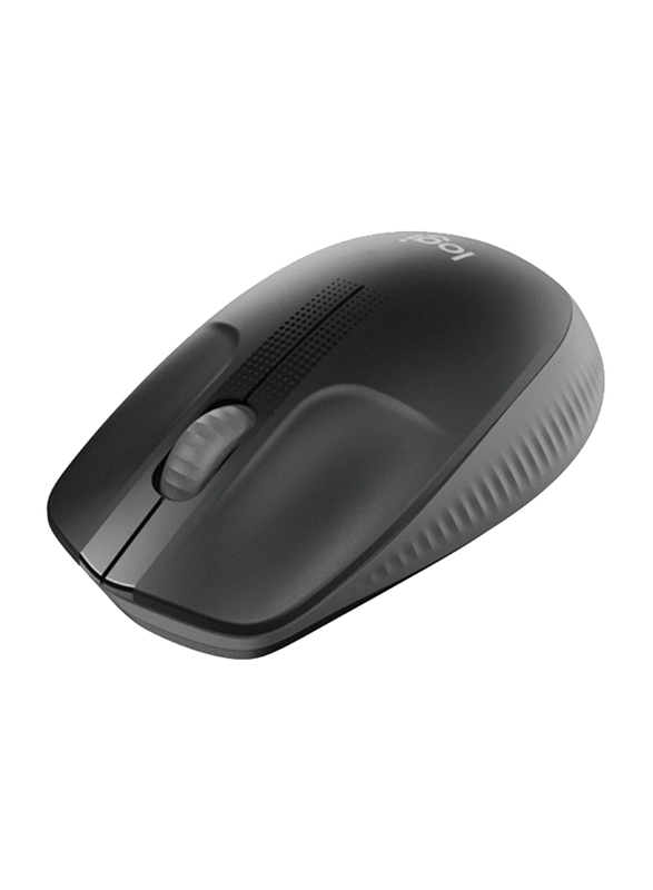 Logitech Wireless Mouse M190,Full Size Ambidextrous Curve Design,18-Month Battery with Power Saving Mode, USB Receiver,Precise Cursor Control and Scrolling,Wide Scroll Wheel,Scooped Buttons-Black