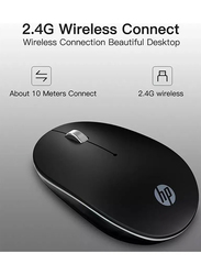 HP S1500 Wireless Optical Mouse, Black