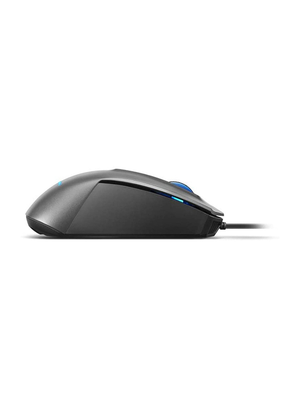 Lenovo IdeaPad M100 Gaming Mouse, Optical Sensor, Adjustable Resolution to 3200 DPI, 7 Programmable Buttons, 2 Zone RGB Backlight