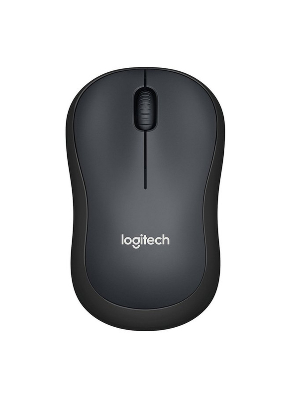 Logitech M220 Silent Wireless Optical Mouse, Charcoal Black