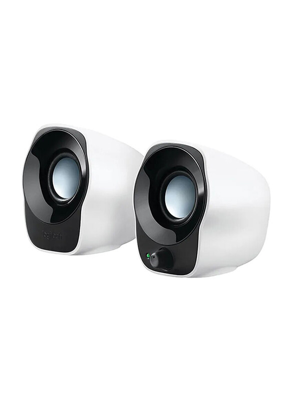 

Logitech Z120 Compact Stereo Computer Speakers, White/Black