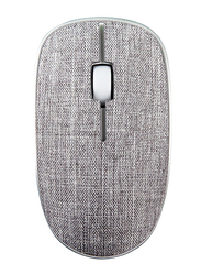 Rapoo M200 Plus Silent Mult-Mode Wireless Mouse,Fabric Material,Bluetooth 3.0/4.0/2.4Ghz 1300 dpi Grey