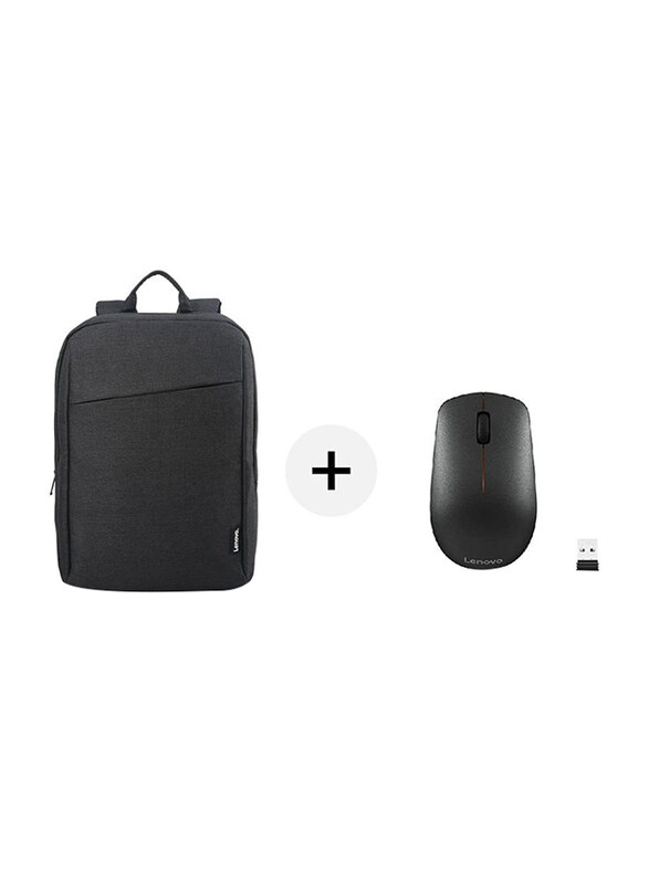 

Lenovo B210 15.6-inch Backpack Laptop Bag and 400 Wireless Mouse, Black