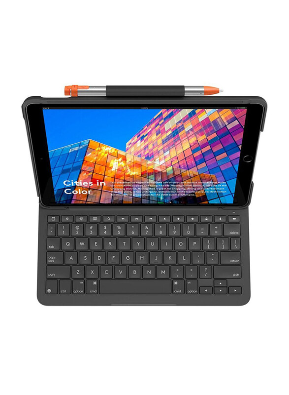 

Logitech iPad Air 3rd generation Keyboard Case Slim Folio with integrated wireless keyboard-Graphite-920-009650