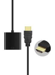 VGA Adaptor, HDMI Male to VGA Female, Black