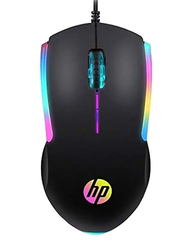 

HP Wired High Performance RGB Optical Gaming Mouse, Black