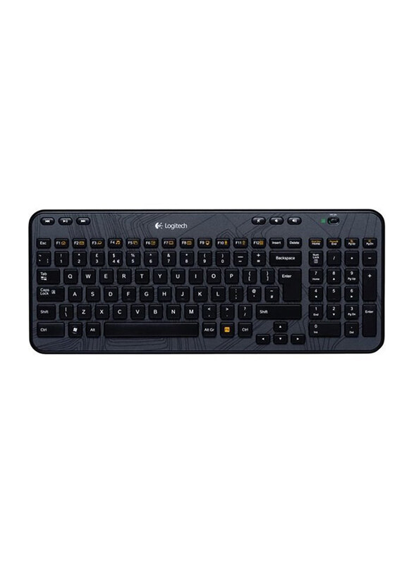

Logitech K360 Wireless English Keyboard, Black