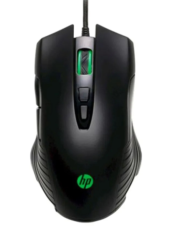 HP X220 Backlit Gaming Mouse, Optical, USB Type-A, 3600 DPI, Black (8DX48AA)