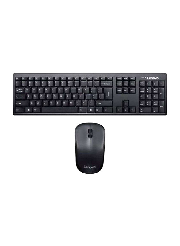 

Lenovo Wireless Keyboard and Mouse combo 100, Black