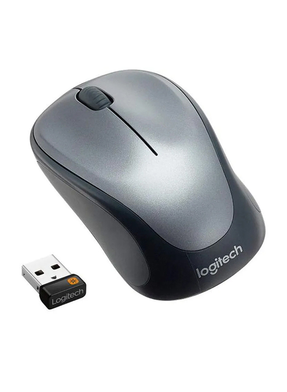 Logitech M235 Wireless Mouse, 2.4 GHz with USB Unifying Receiver, 1000 DPI Optical Tracking, 12 Month Battery, Compatible with PC, Mac, Laptop, Chromebook-Black