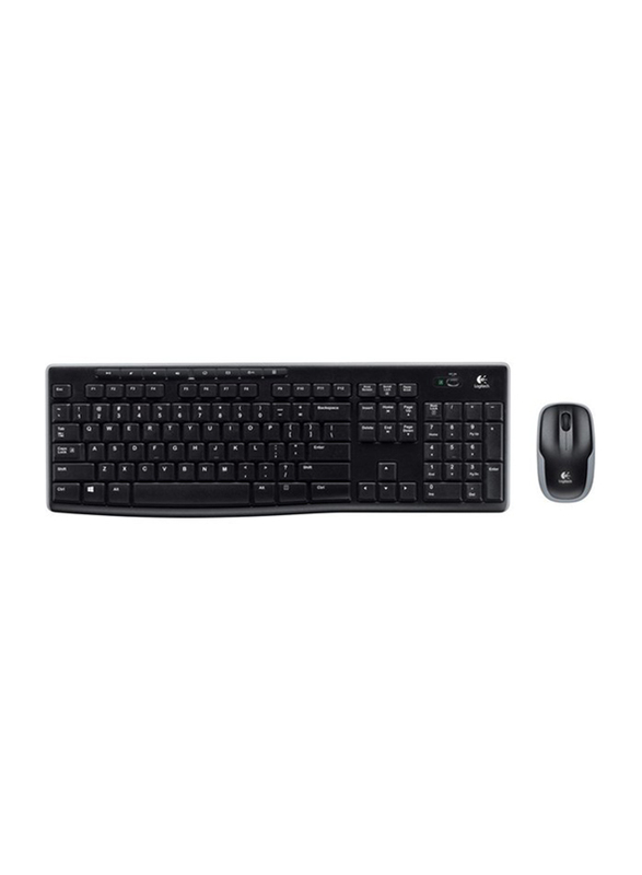 Logitech MK270 Wireless Keyboard and Mouse Combo - Keyboard and Mouse Included, 2.4GHz Dropout-Free Connection, Long Battery Life-English Keyboard
