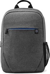 HP Prelude Backpack Dedicated Padded Pocket for PC Notebook and Tablet, up to 15.6" (39.62 cm), Elegant, Lightweight and Durable, Padded Shoulder Straps, Waterproof Fabric, Grey, grey