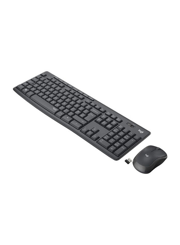 

Logitech MK295 Silent Wireless Mouse & Keyboard Combo with SilentTouch Technology, Full Numpad, Advanced Optical Tracking, Lag-Free Wireless, 90% Less