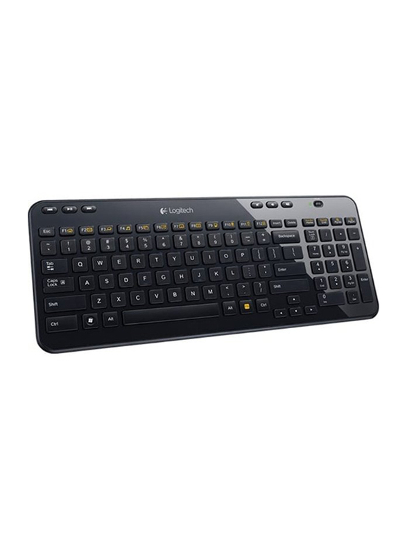 Logitech K360 Wireless English Keyboard, Black