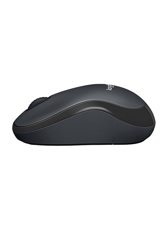 Logitech M220 Silent Mobile Wireless Optical Mouse, Charcoal Black