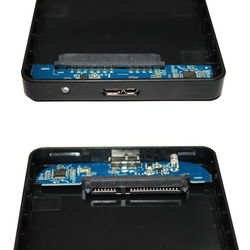 S-Tek SATA To USB 3.0 HDD Portable Case, 2.5-inch, Black
