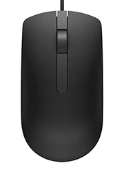 Dell MS116 Wired USB Optical Mouse, Black