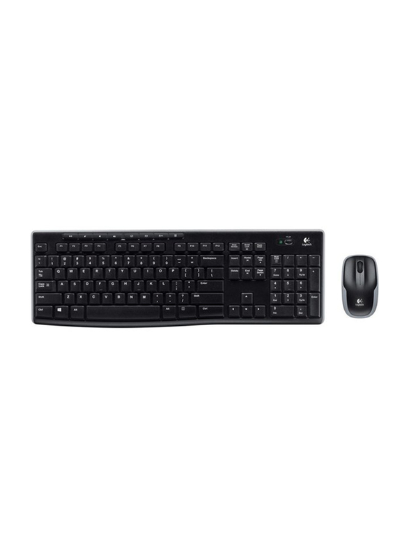 Logitech MK270 Wireless Keyboard and Mouse Combo - Keyboard and Mouse Included, 2.4GHz Dropout-Free Connection, Long Battery Life-English Keyboard
